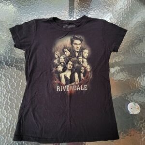 Black Riverdale Graphic T-Shirt Size L